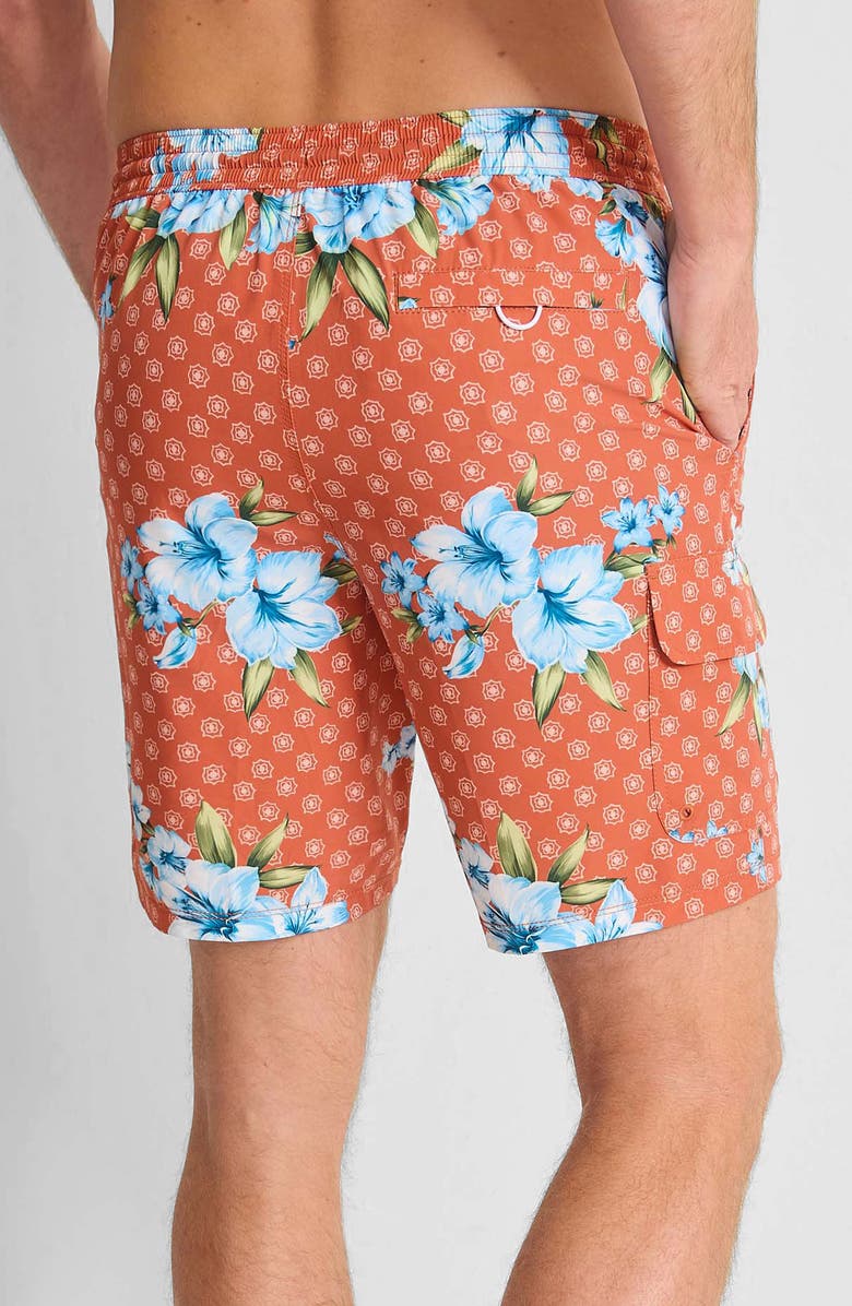 Tommy Bahama Baja Medallion Blooms 8-Inch Board Shorts, Alternate, color, 