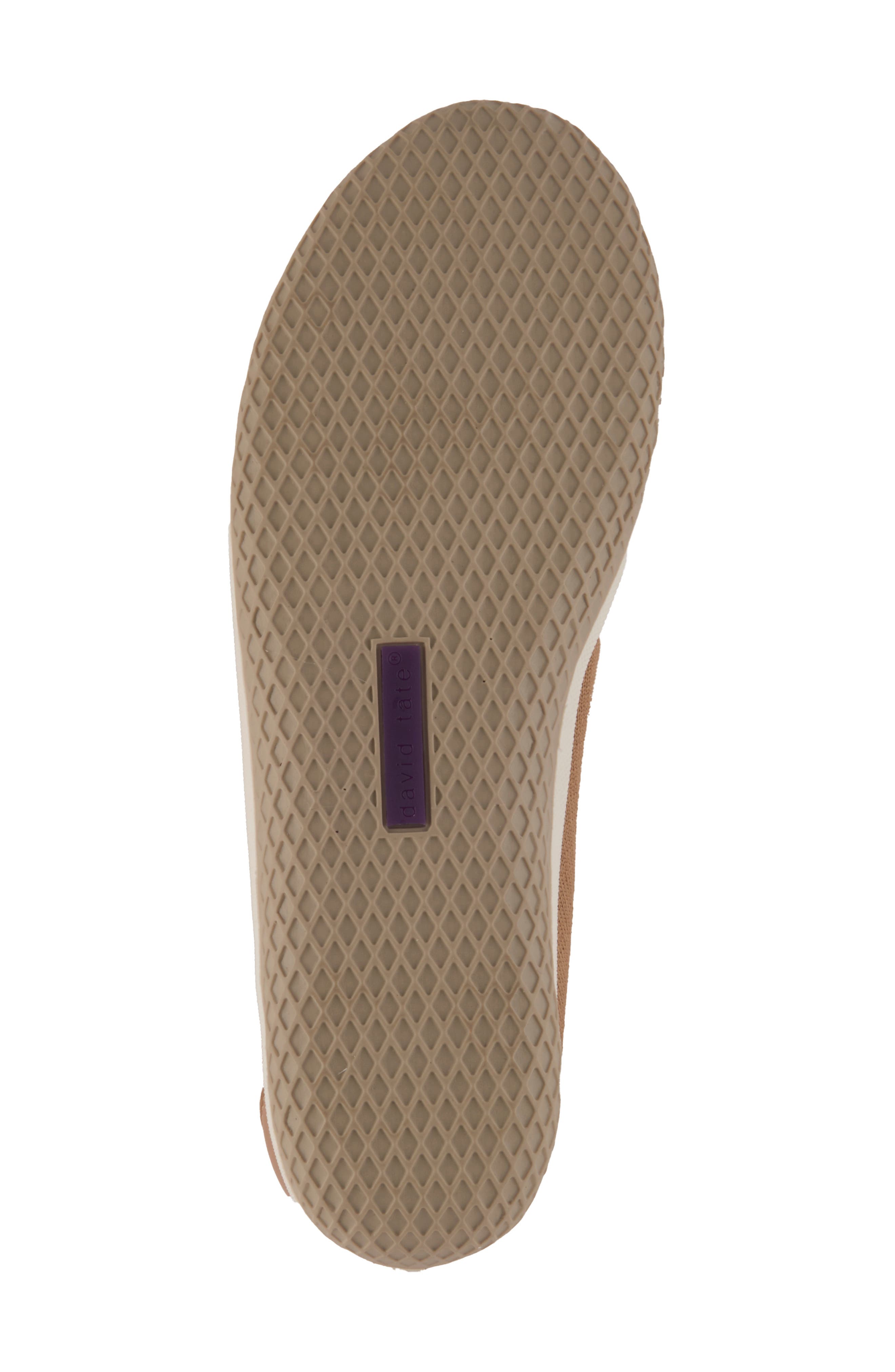 David Tate Gossip Slip-On Sneaker, Alternate, color, Nude Fabric