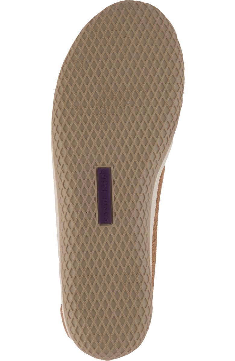 David Tate Gossip Slip-On Sneaker, Alternate, color, Nude Fabric