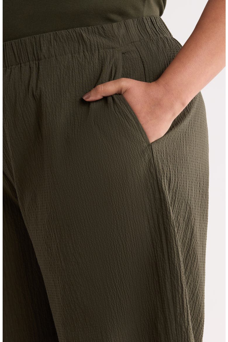 Wide Leg Ankle Pants, Alternate, color, SEAWEED