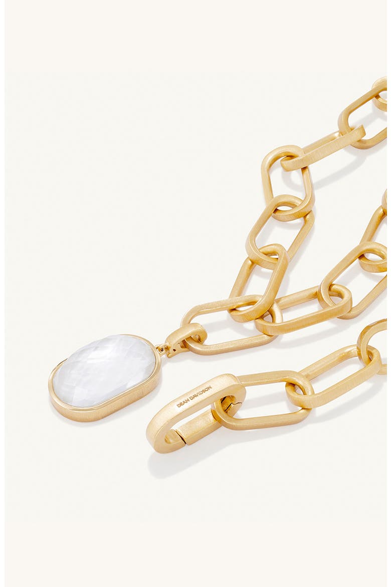 Mercer Statement Collar Necklace, Alternate, color, IRIDESCENT PEARL/ GOLD