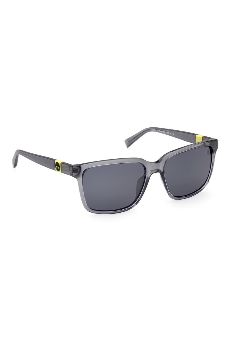 57mm Sunglasses, Alternate, color, GREY/OTHER / SMOKE POLARIZED