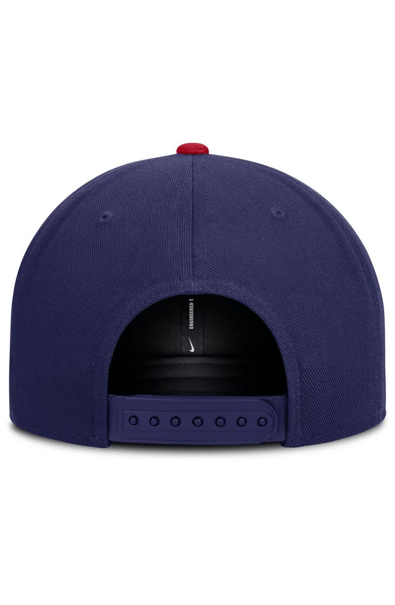 Nike Men's Nike  Royal/Red Chicago Cubs Primetime Pro Dri-FIT Snapback Hat, Alternate, color, Royal