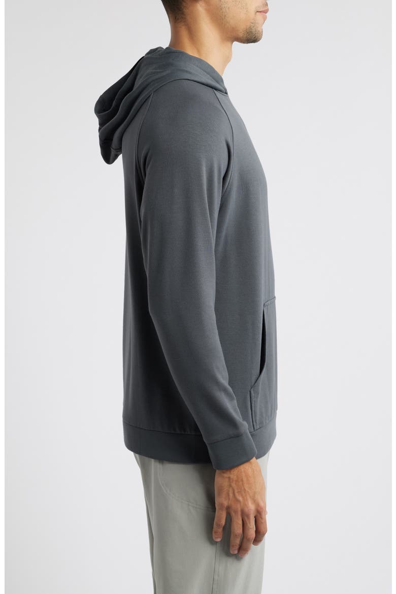 Fleece Hoodie, Alternate, color, BLACK SAND
