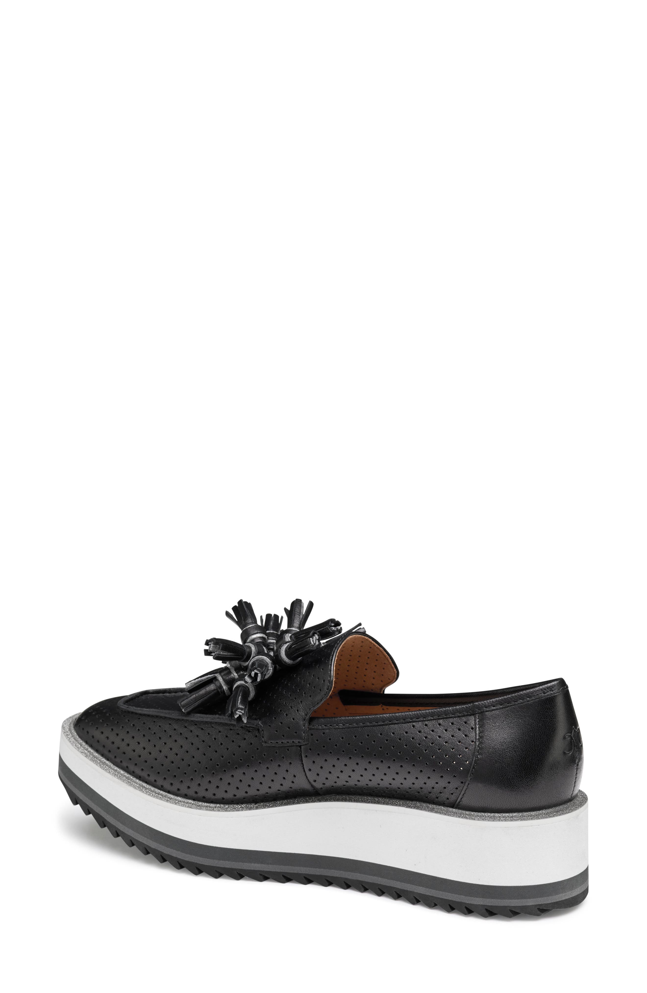 Johnston & Murphy Gracelyn Platform Tassel Loafer, Alternate, color, 