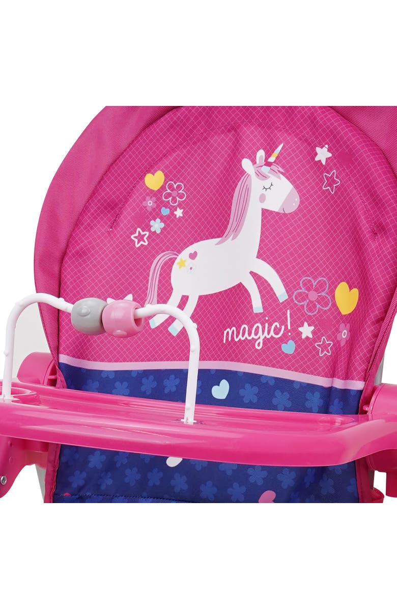 509 Unicorn Doll Highchair Kids, Fits Dolls 21", Alternate, color, Multicolored