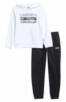 Under Armour Kids' Stacked Logo Hoodie & Joggers Set