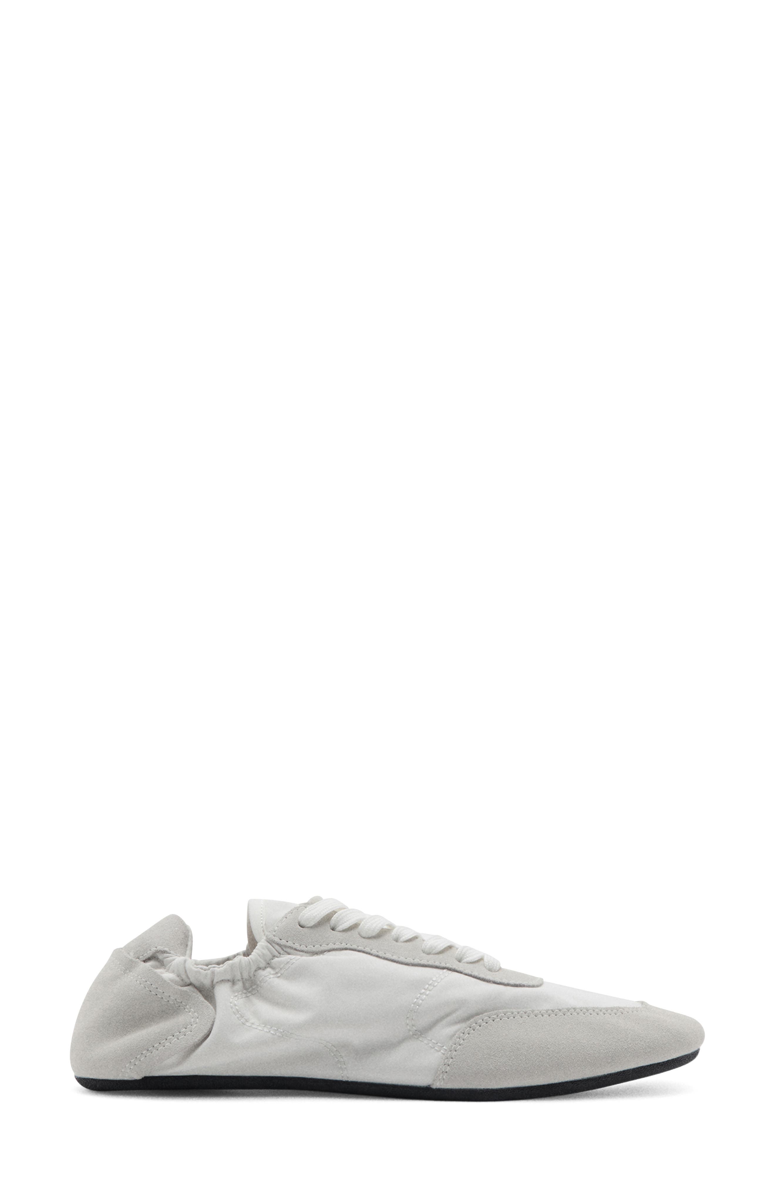 MANGO Leather Sneaker, Alternate, color, 