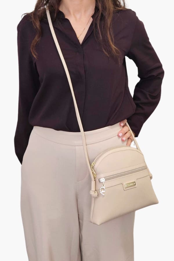 La Vie 573 Crossbody Bag, Alternate, color, Beige