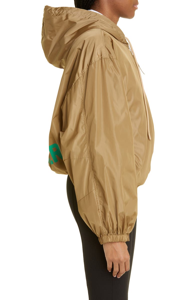 Moncler Vernois Logo Back Hooded Jacket, Alternate, color,