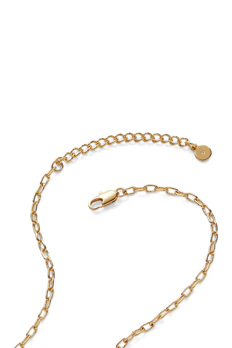 Love Luck Wheel Necklace, Alternate, color, Gold