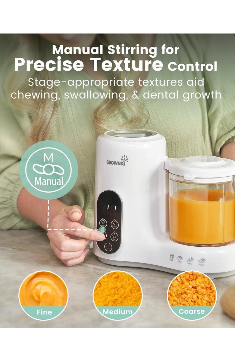 GROWNSY Baby Food Maker, Alternate, color, White