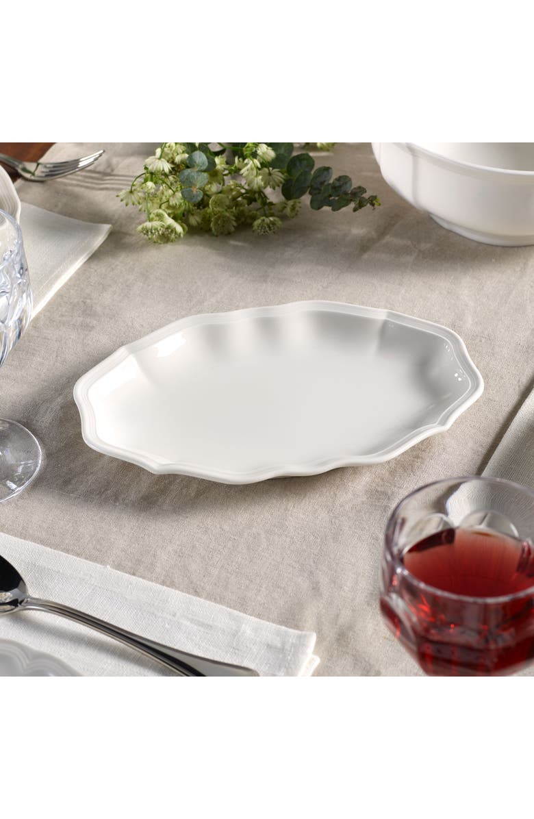 Villeroy & Boch Manoir Pickle Dish/Gravy Stand, Alternate, color, White