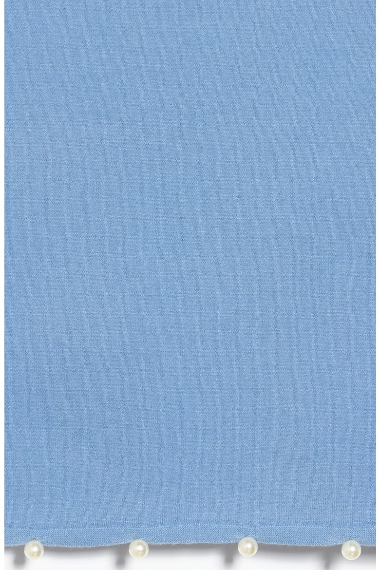 Bead Trim Knit Wrap, Alternate, color, BLUE