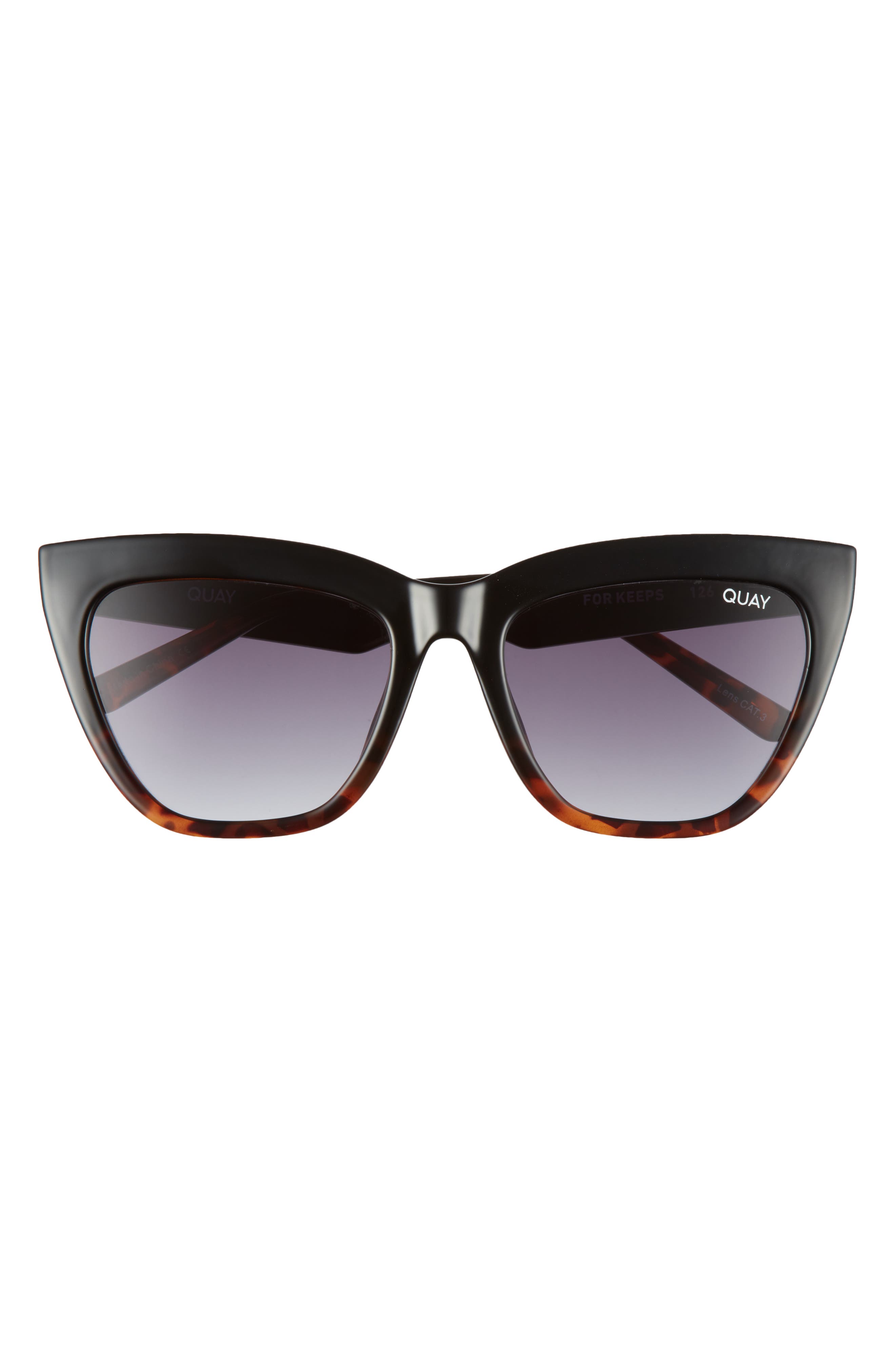 QUAY Australia For Keeps 56mm Cat Eye Sunglasses
