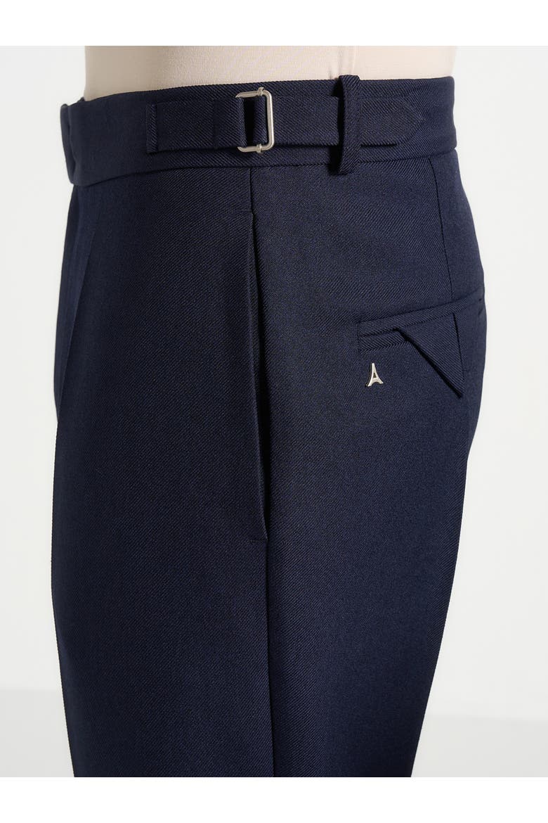 Hubert Tapered Fit Tailored Trousers, Alternate, color, Navy