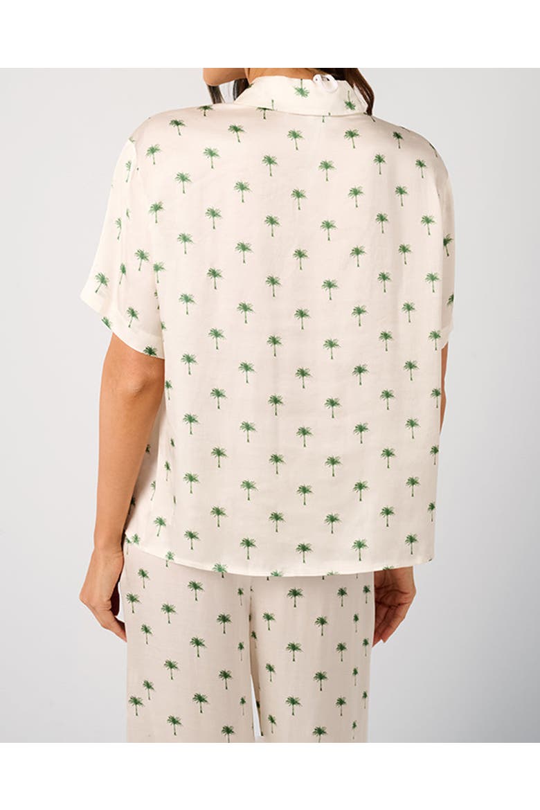 Short Sleeve Dad Shirt, Alternate, color, OFF-WHITE/BASIL