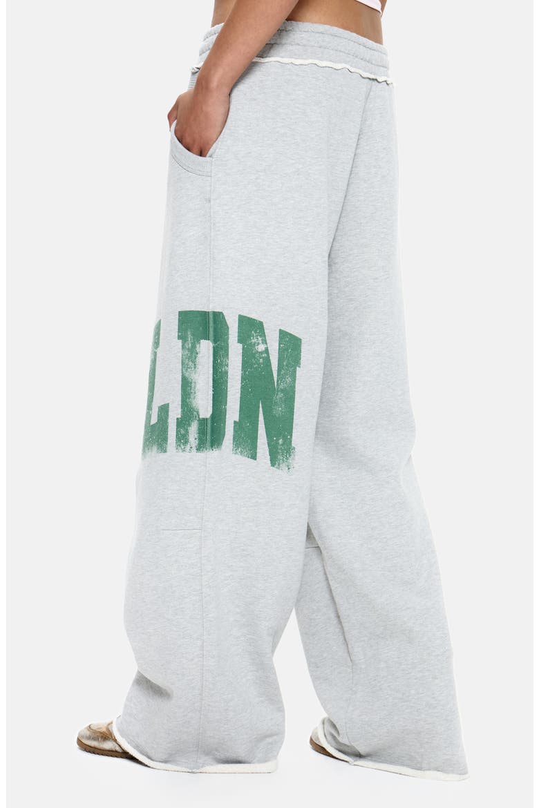 LDN Print Grey Marl Monster Joggers, Alternate, color, GREY