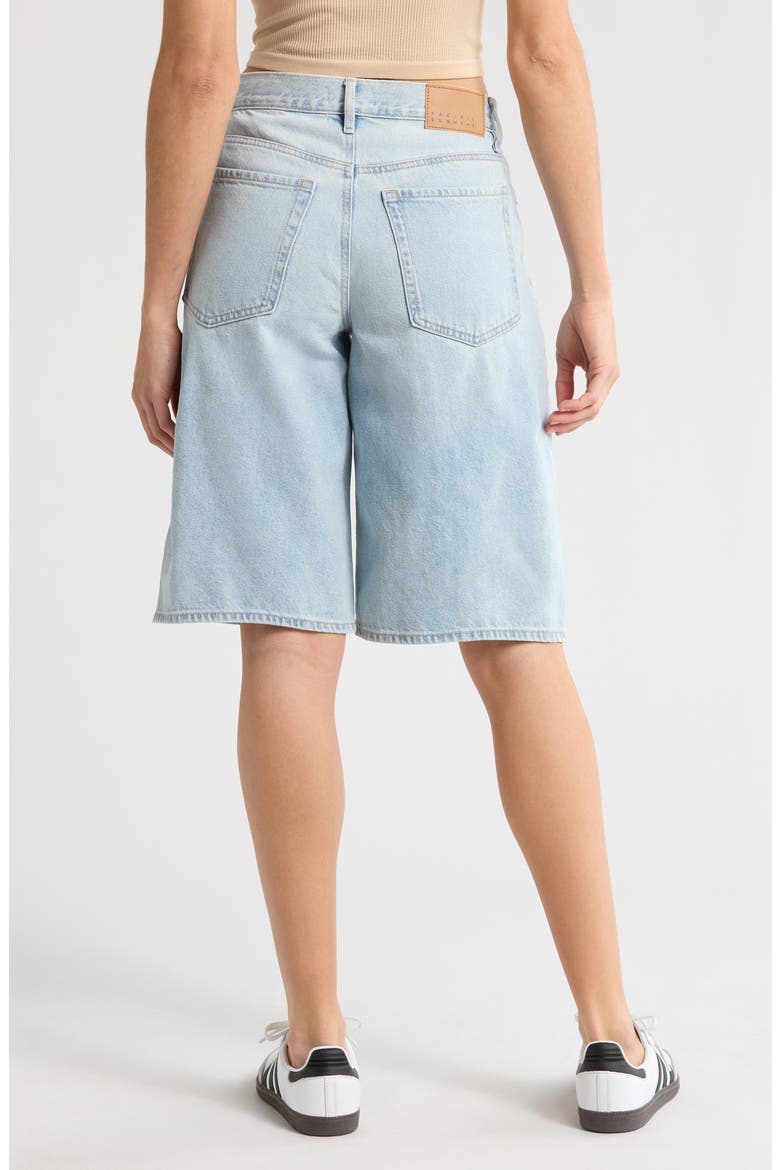 Sylvie Denim Bermuda Shorts, Alternate, color, MED WASH