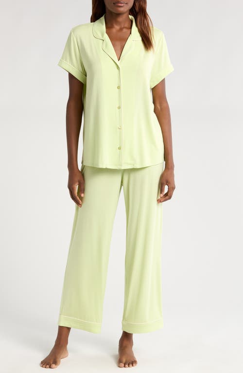 Nordstrom Moonlight Eco Crop Pajamas In Green