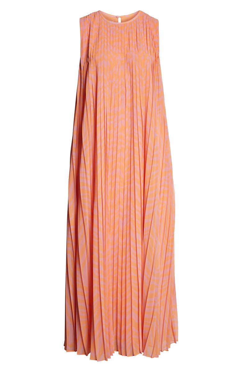 Lafayette 148 New York Willow Pleated Midi Dress, Alternate, color, 