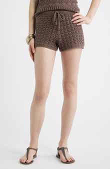 Open Stitch Beach Shorts