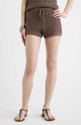 Open Stitch Beach Shorts