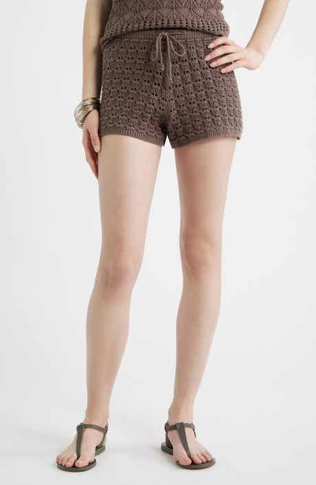 Open Stitch Beach Shorts