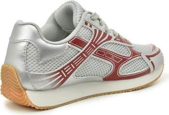 Metallic Mesh Sneaker