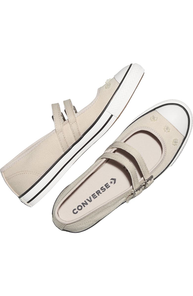 Converse Chuck Taylor<sup>®</sup> All Star<sup>®</sup> Dainty Mary Jane Sneaker, Alternate, color, Classic Ecru/ Egret/ Black
