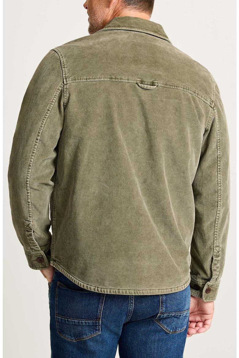 Camden Corduroy Shirt Jacket, Alternate, color, OAKMOSS