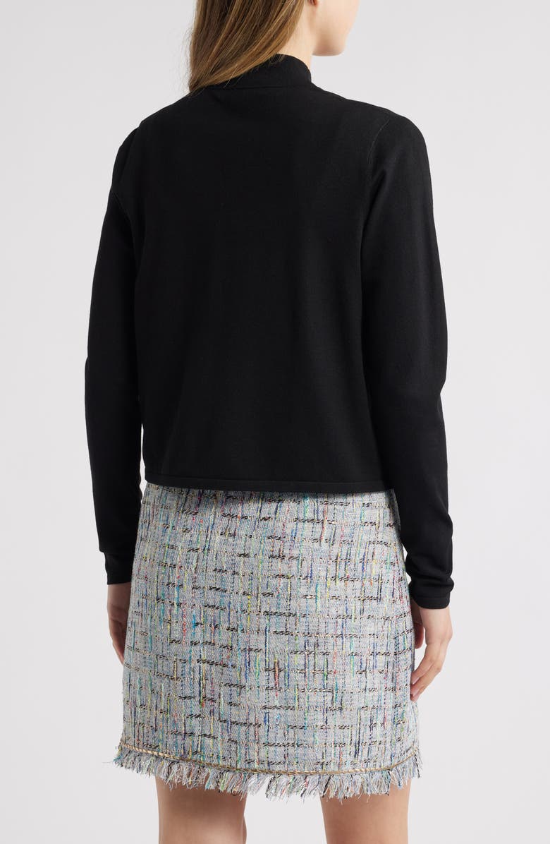Kay Unger Logan Cardigan, Alternate, color, Black