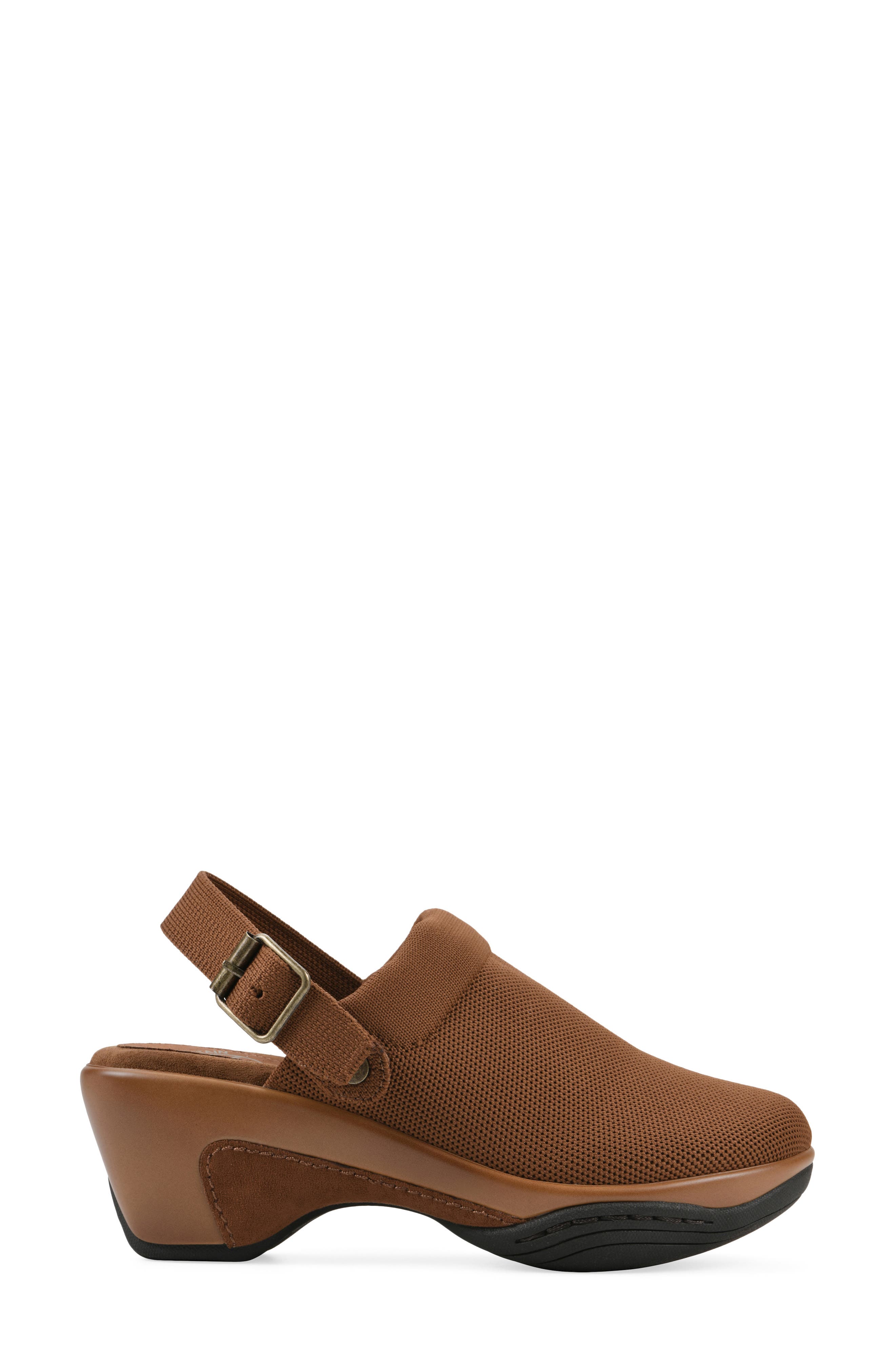 Viable Slingback Clog, Alternate, color, PECAN/ FABRIC