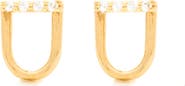 Campbell + Charlotte Edge Mini Link Stud Earring