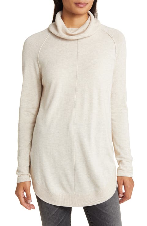 Turtleneck Tunic Sweater