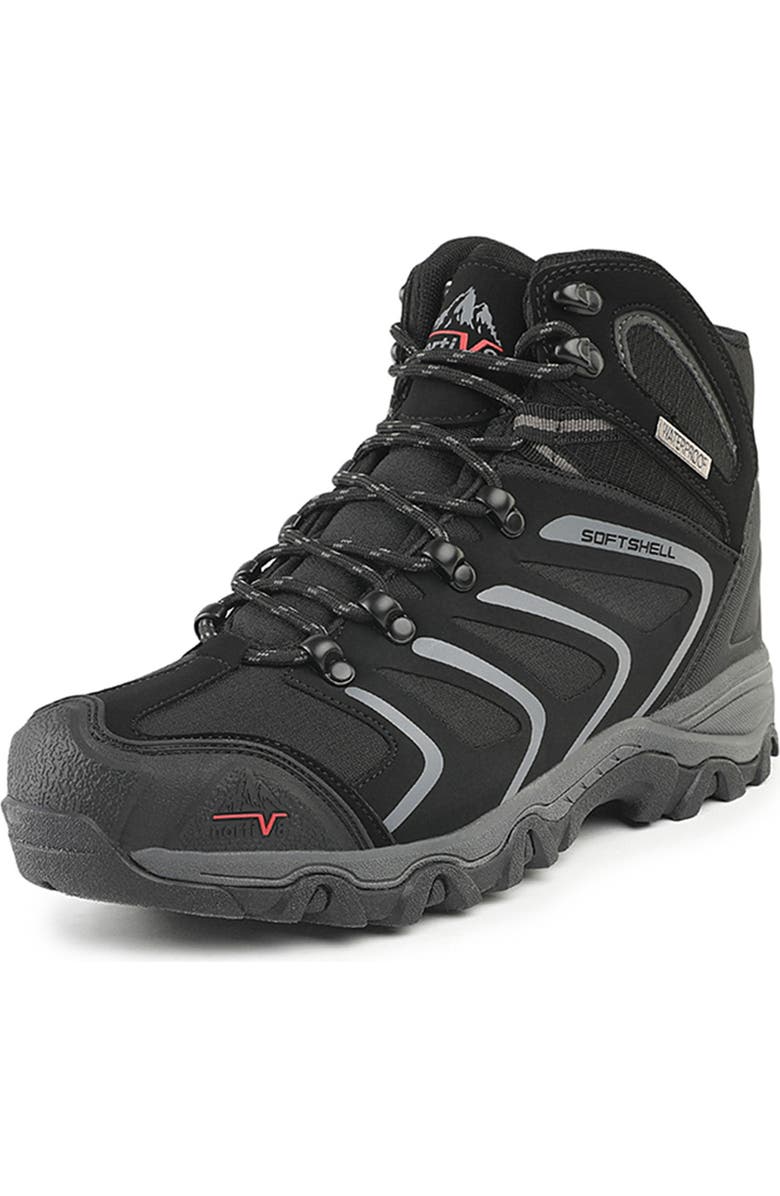 Nortiv8 Waterproof Hiking Boot, Alternate, color, Black/ Dark/ Grey
