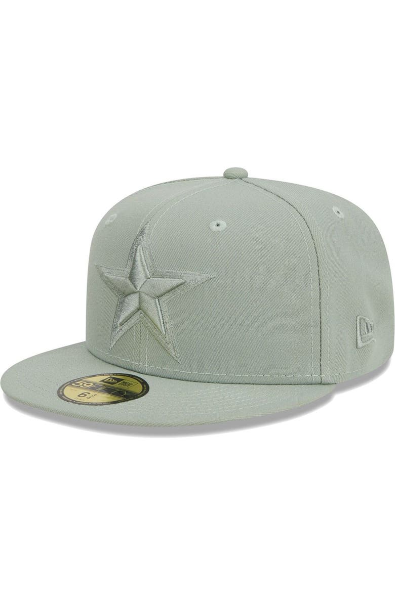 New Era Men's New Era Green Dallas Cowboys Color Pack 59FIFTY Fitted Hat, Main, color, 