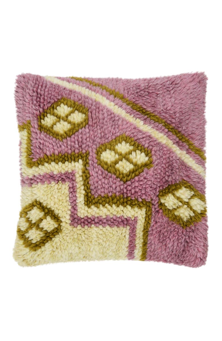 Storied Home Tufted Pillow, Main, color, Brown