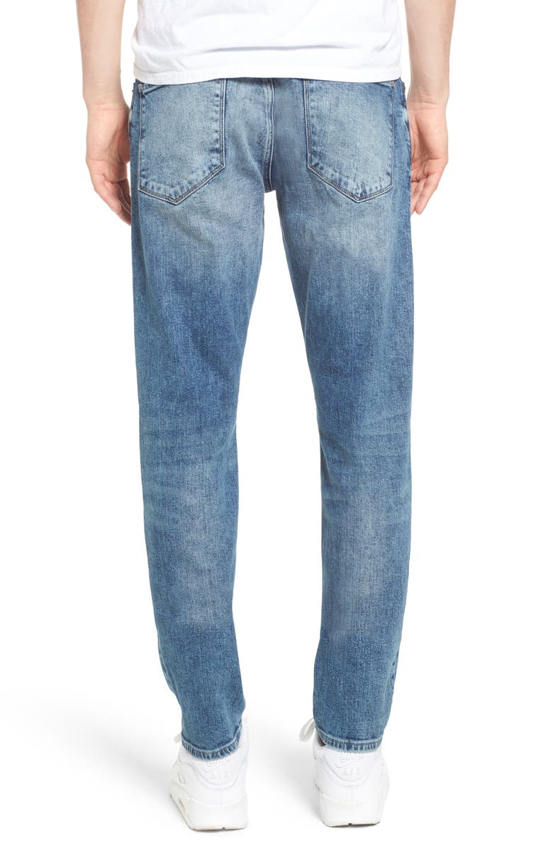 Mavi Jeans James Skinny Fit Jeans, Alternate, color, Mid Patched Ripped