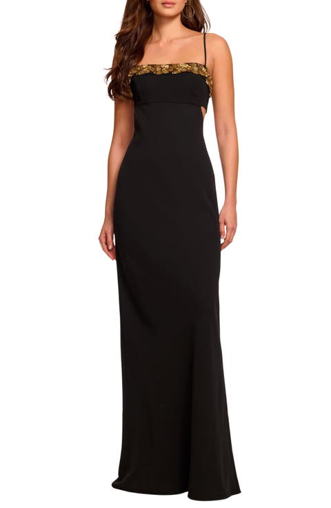 Helen Bead Detail Body-Con Gown