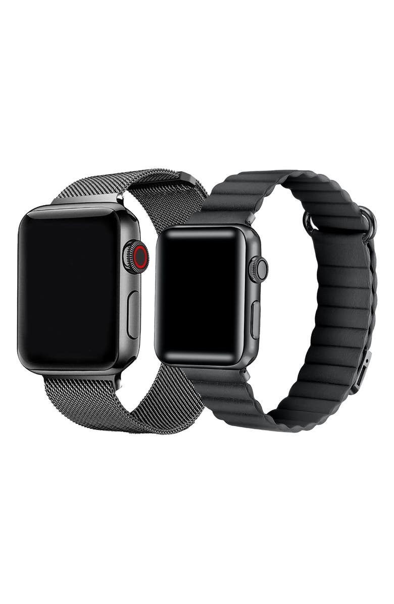 The Posh Tech Assorted 2-Pack Apple Watch<sup>®</sup> Watchbands, Main, color, 
