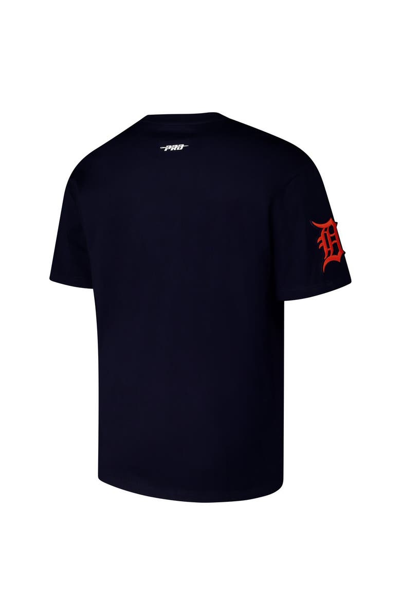PRO STANDARD Men's Pro Standard Navy Detroit Tigers Turn It Up Dropped Shoulder T-Shirt, Alternate, color, Navy