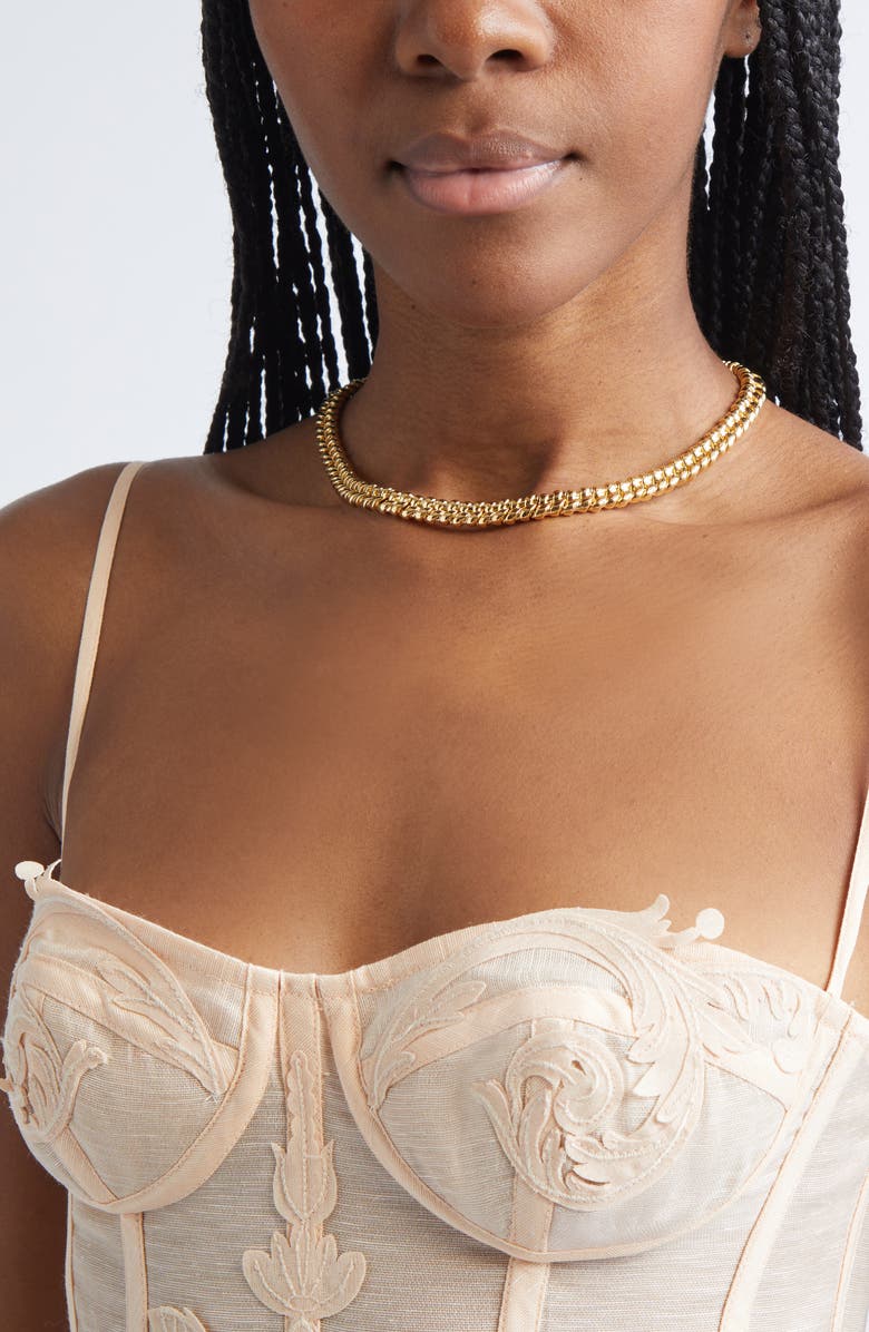 Zimmermann Hypnotic Loom Necklace, Alternate, color,