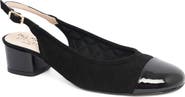PAUL MAYER Titou Slingback Block Heel Pump