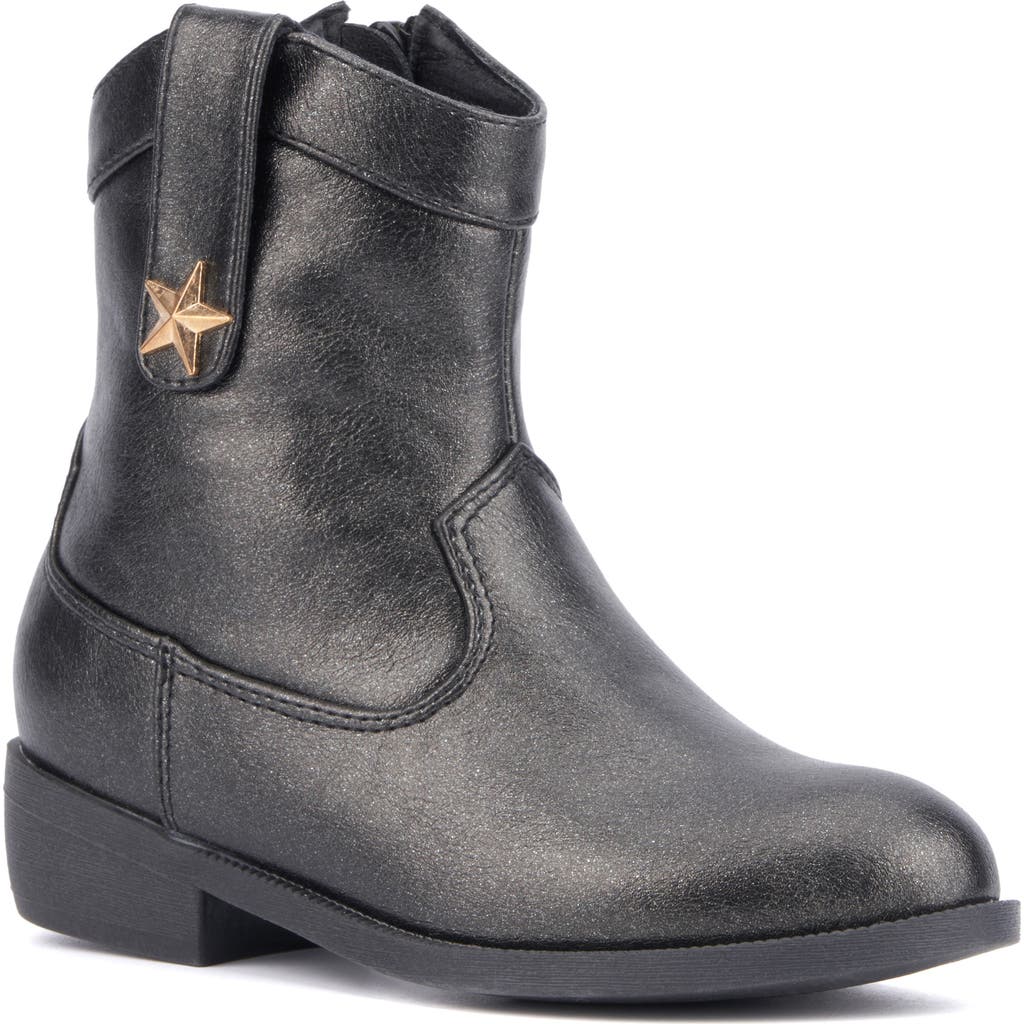 Olivia Miller Kids' Electric Energy Western Boot In Black