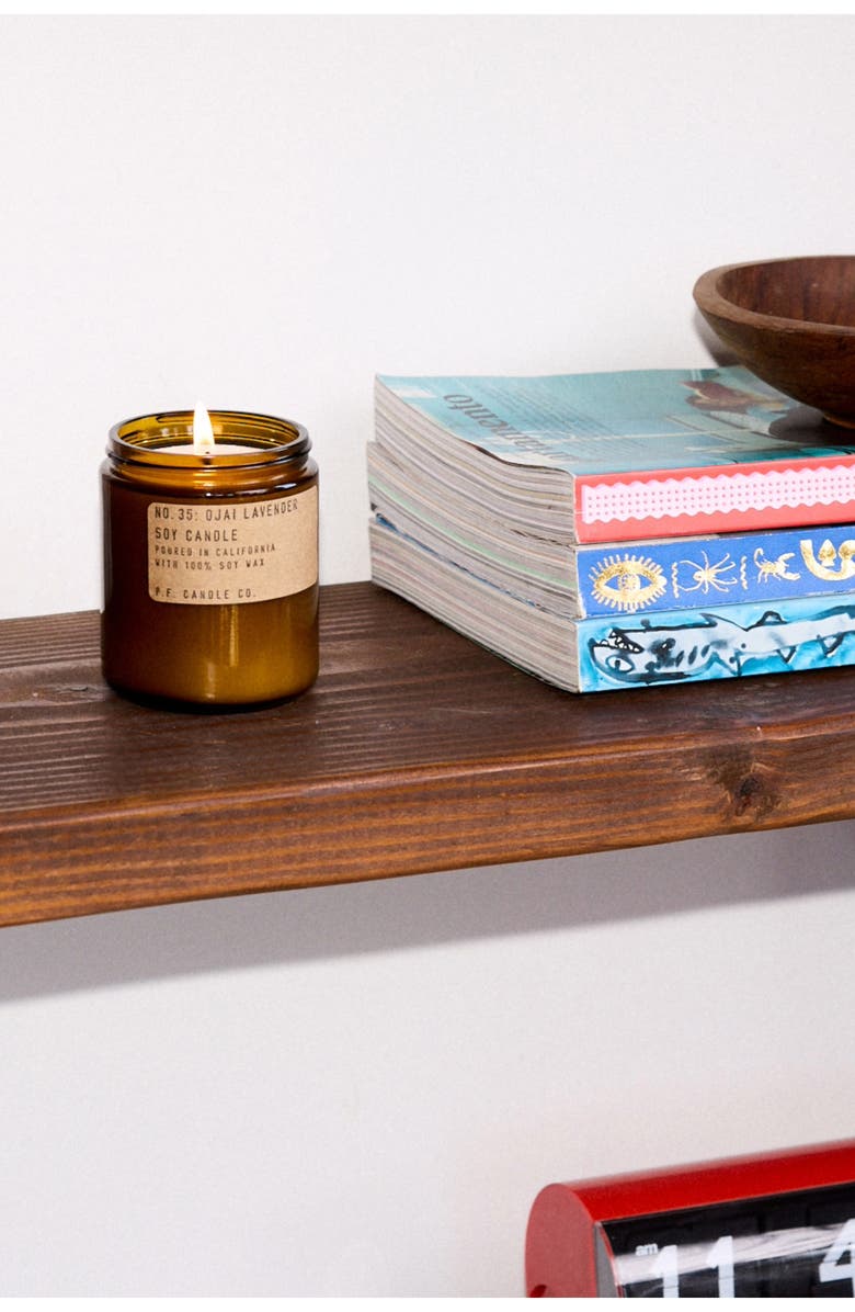 P.F. Candle Co. Ojai Lavender Soy Candle, Alternate, color, Ojai Lavender