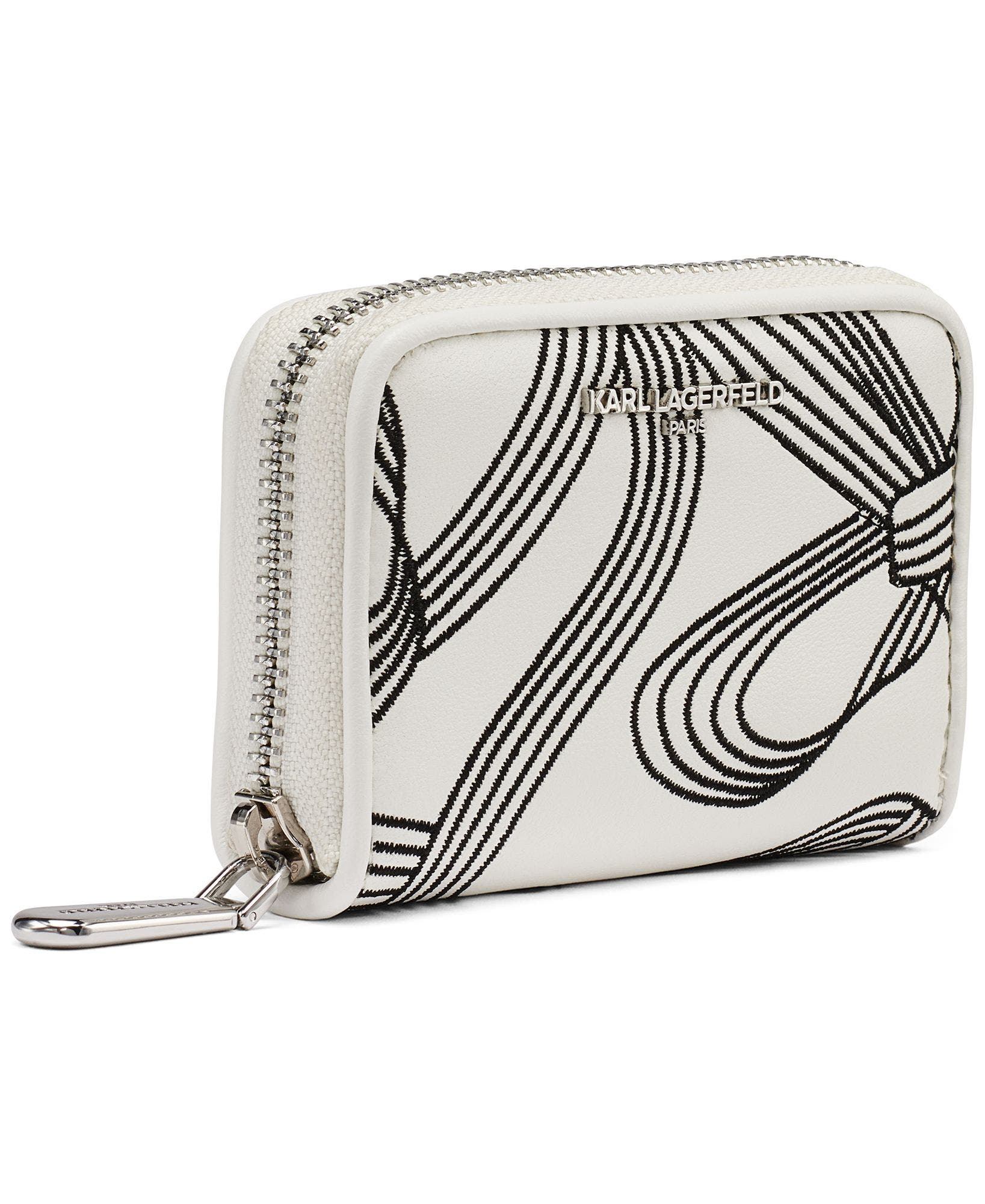 Maybelle Wallet, Alternate, color, White/Black Print