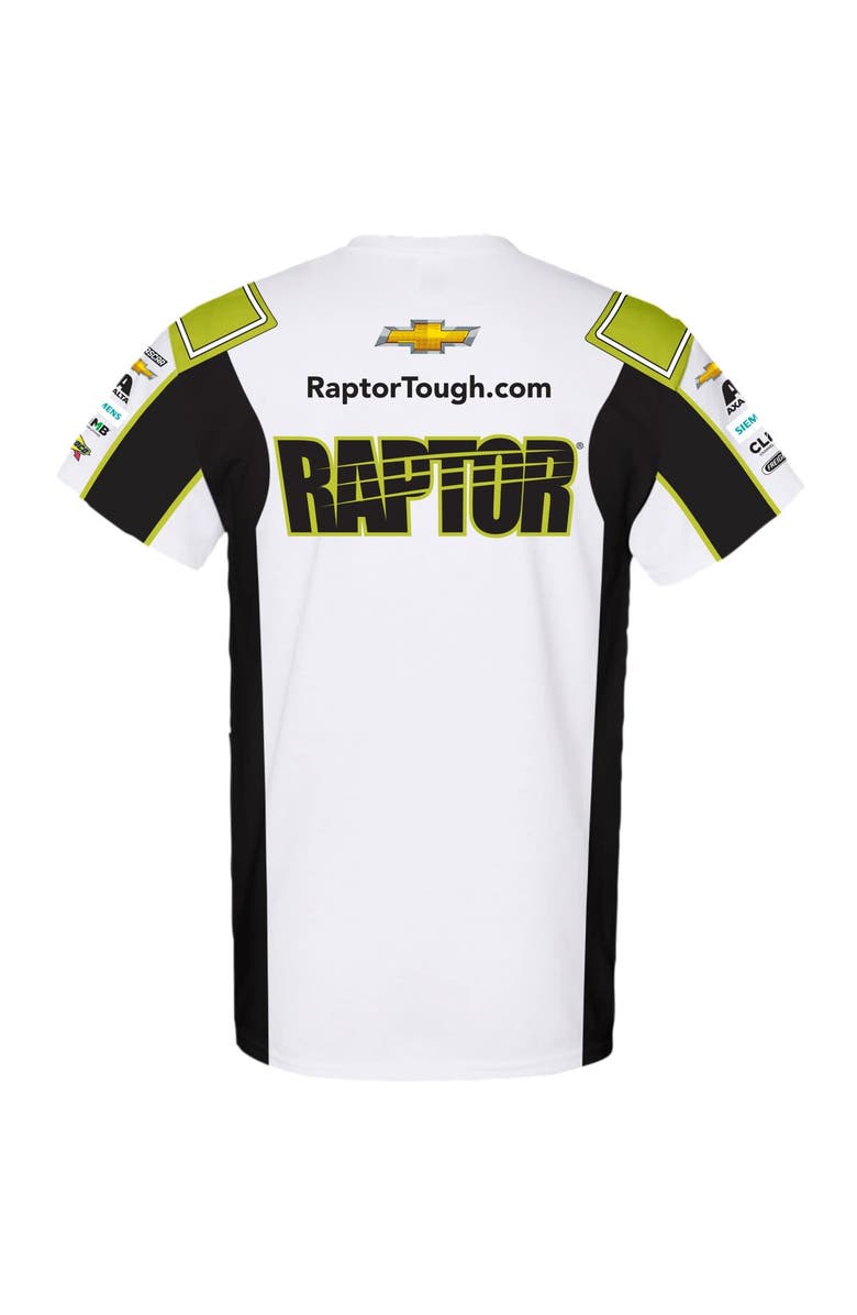 HENDRICK MOTORSPORTS TEAM COLLECTION Men's Hendrick Motorsports Team Collection White/Black William Byron Raptor Uniform T-Shirt, Alternate, color,