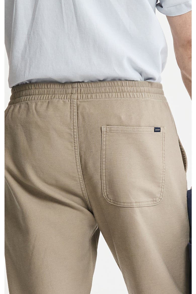 Cotton Twill Drawstring Pants, Alternate, color, Cappuccino