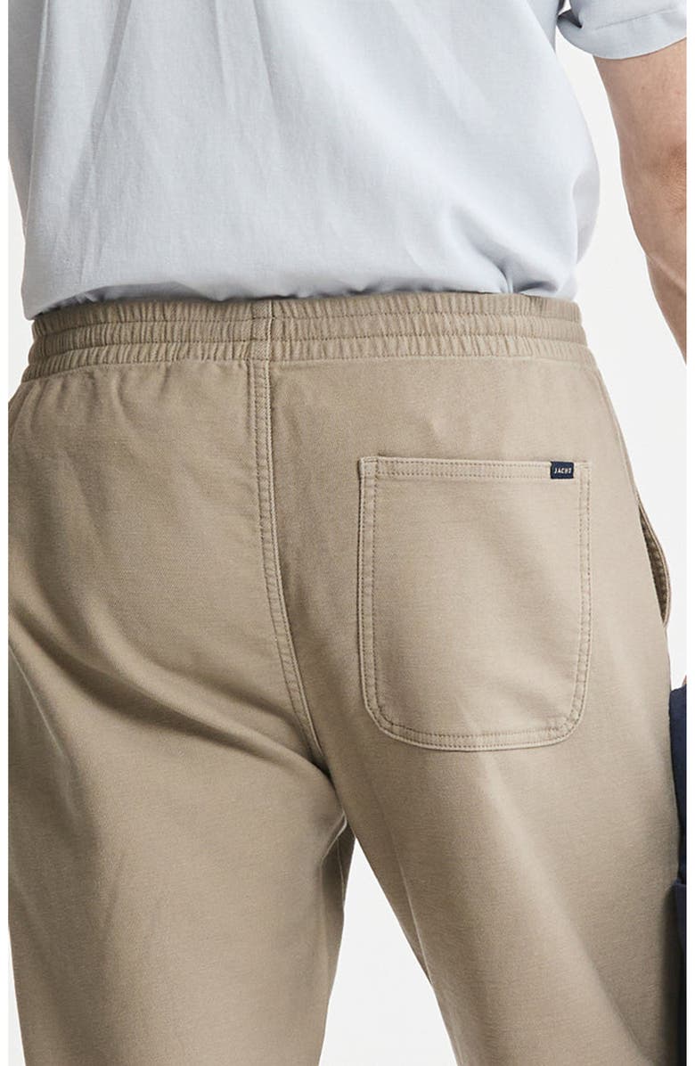 JACHS Cotton Twill Drawstring Pants, Alternate, color, Cappuccino